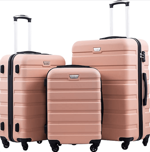 Coollife Spinner Hardside Luggage Set