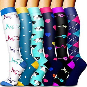 Fun Compression Socks, Essential Travel Gifts