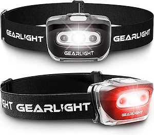 LED Headlamp and Flashlight, Outdoor Travel Gifts