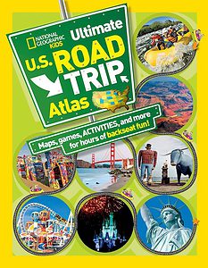 National Geographic Kids Atlas Travel Book, Travel Gifts for Kids