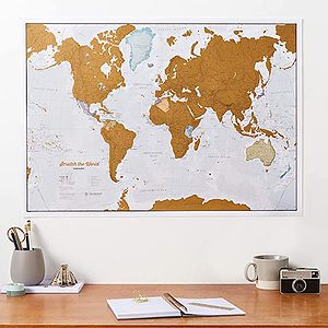 World Scratch Map, Best Travel Gifts Under $25