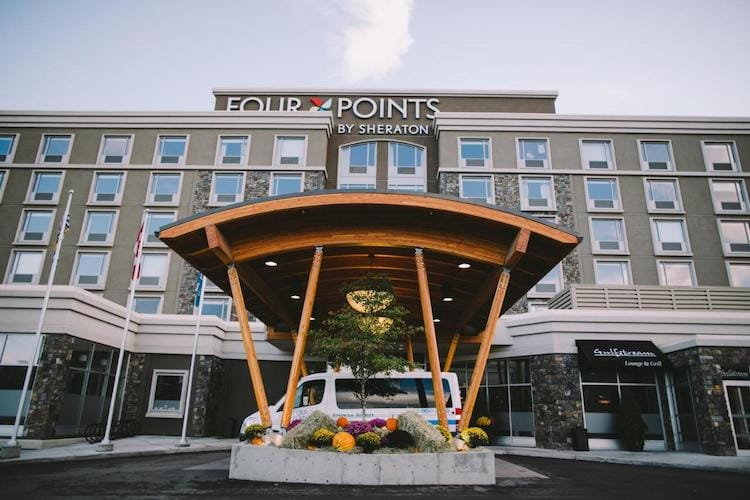 Front of Four Points by Sheraton Kelowna Airport Hotel