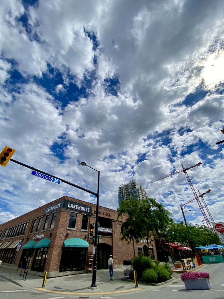 Local Shops on Bernard Street in Downtown Kelowna