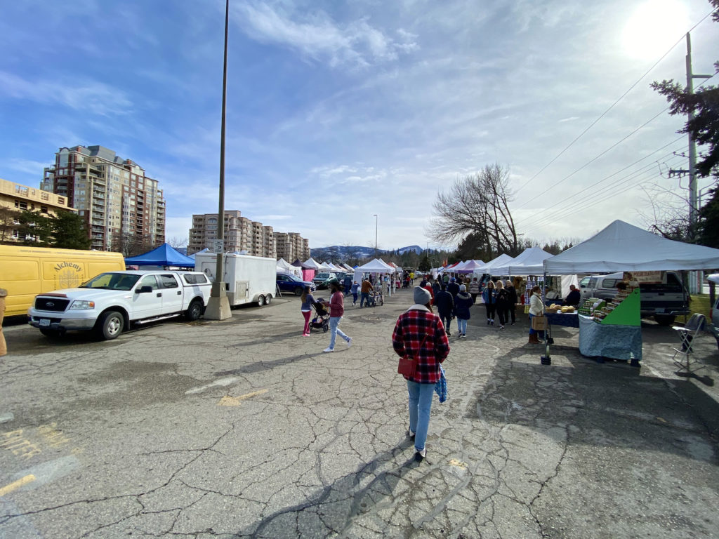 Shopping at the Kelowna Farmers Market