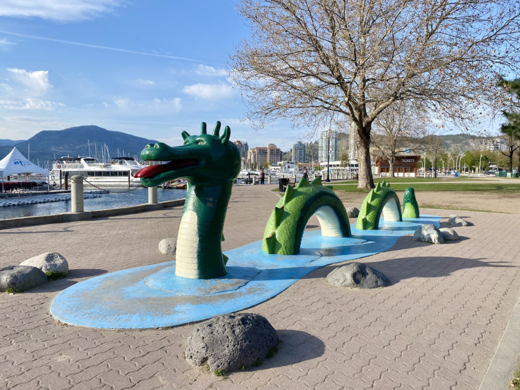A Sculpture of the Famous Lake Monster Ogopogo