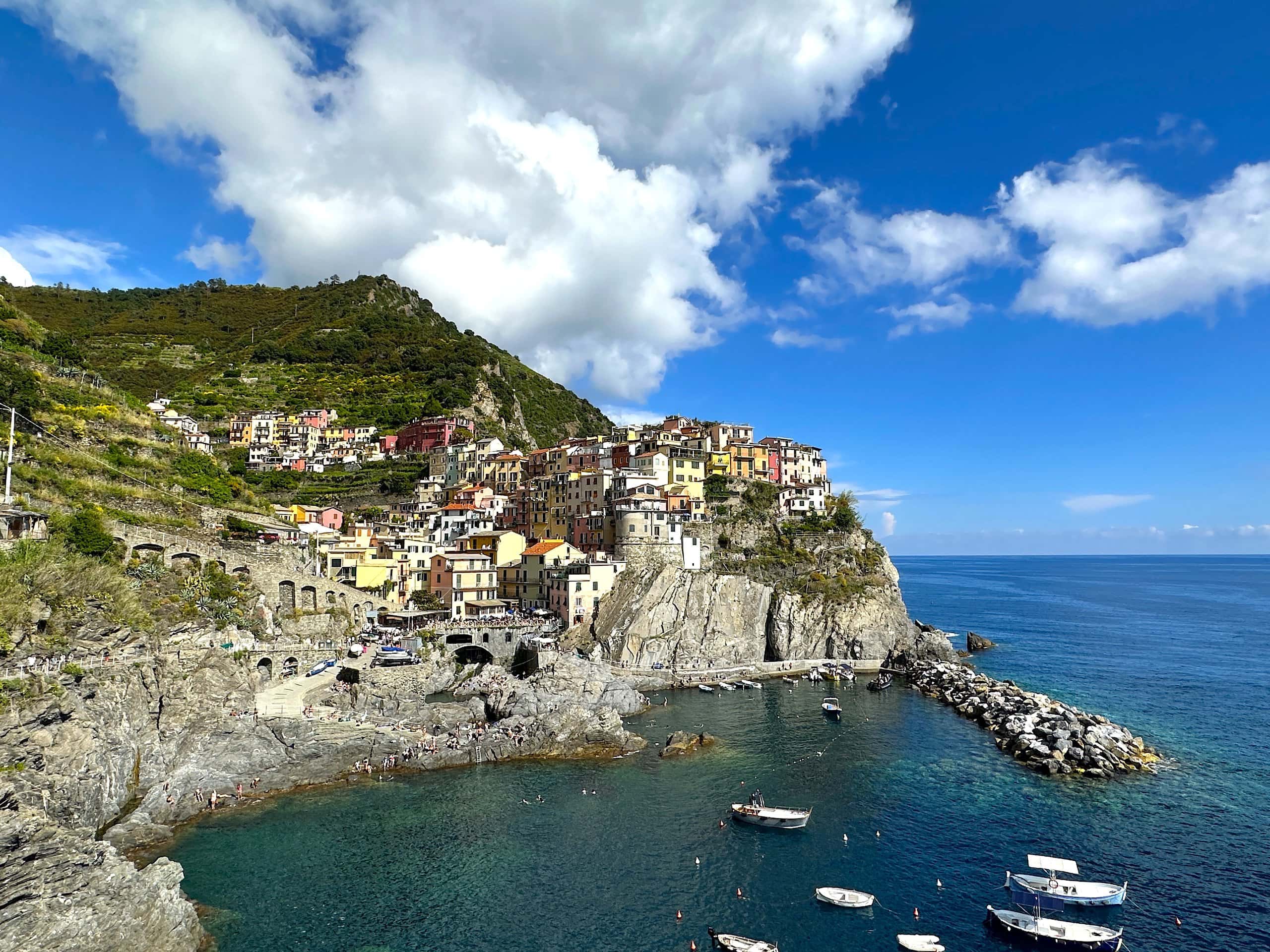 Packing List for Europe - seascape of Manarola